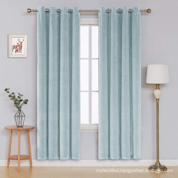 Floral embroidered tulle fabric curtains